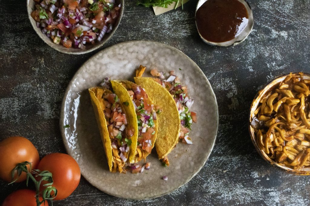 tacos, vegan mushroom tacos, vegan tacos, meat-free tacos, vegan recipes, vegan meals, plant-based dinner