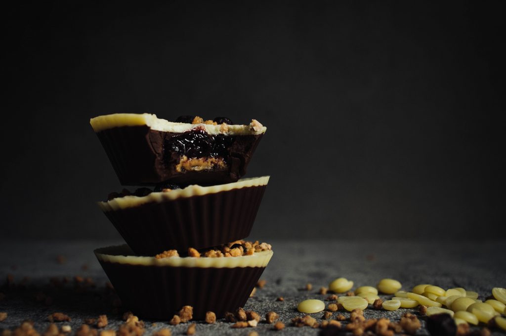 peanut butter-jelly chocolate cups